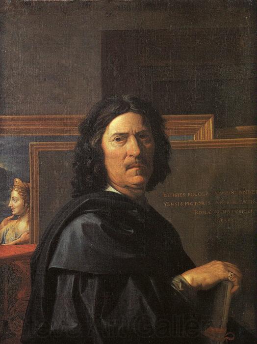 Nicolas Poussin Self Portrait 02 Spain oil painting art